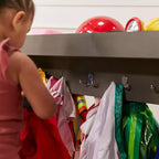 ECR4Kids Streamline Meuble de rangement à costumes pour tout-petits, meuble Montessori