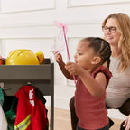 ECR4Kids Streamline Meuble de rangement à costumes pour tout-petits, meuble Montessori