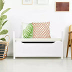 Banc à chaussures Costway avec étagère de rangement, coussin de siège, pouf pour chambre à coucher, couloir, entrée, noir/blanc