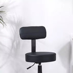 Tabouret roulant sans accoudoirs VECELO avec dossier pour garage, atelier, établi, salon