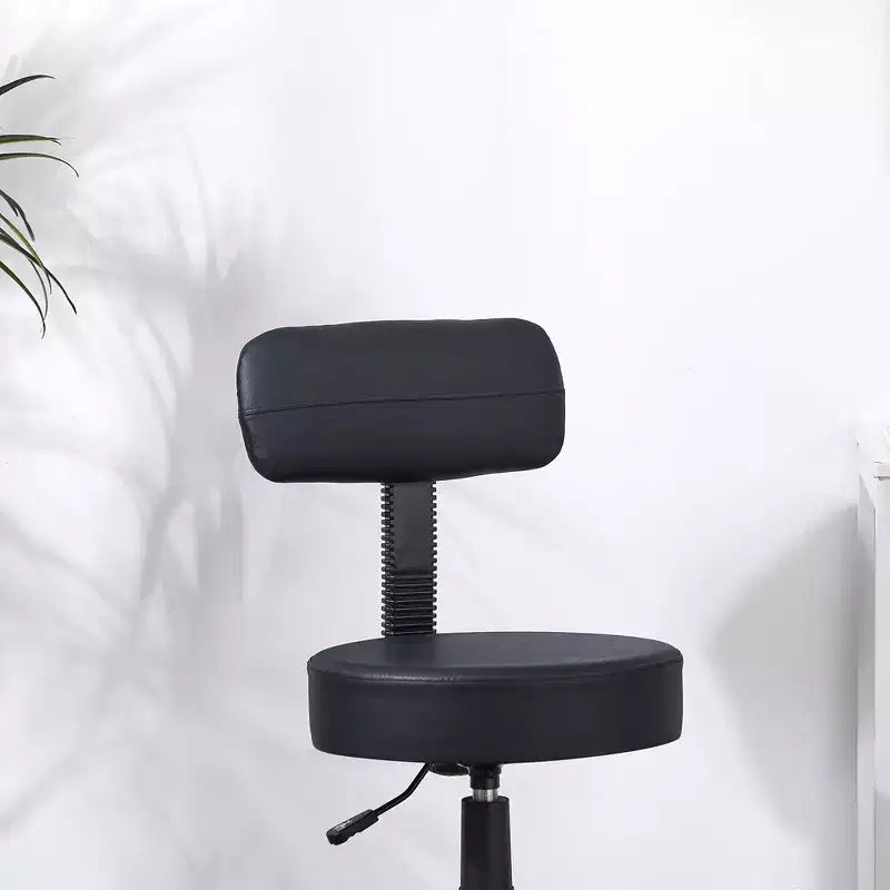 Tabouret roulant sans accoudoirs VECELO avec dossier pour garage, atelier, établi, salon