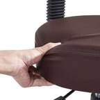 Tabouret roulant sans accoudoirs VECELO avec dossier pour garage, atelier, établi, salon