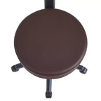Tabouret roulant sans accoudoirs VECELO avec dossier pour garage, atelier, établi, salon