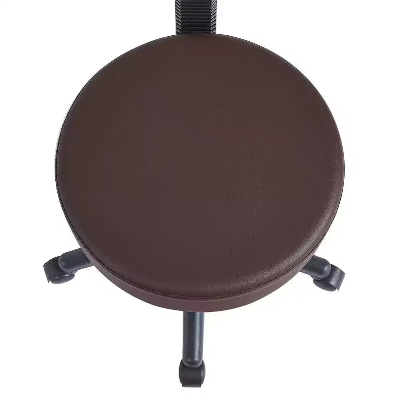Tabouret roulant sans accoudoirs VECELO avec dossier pour garage, atelier, établi, salon