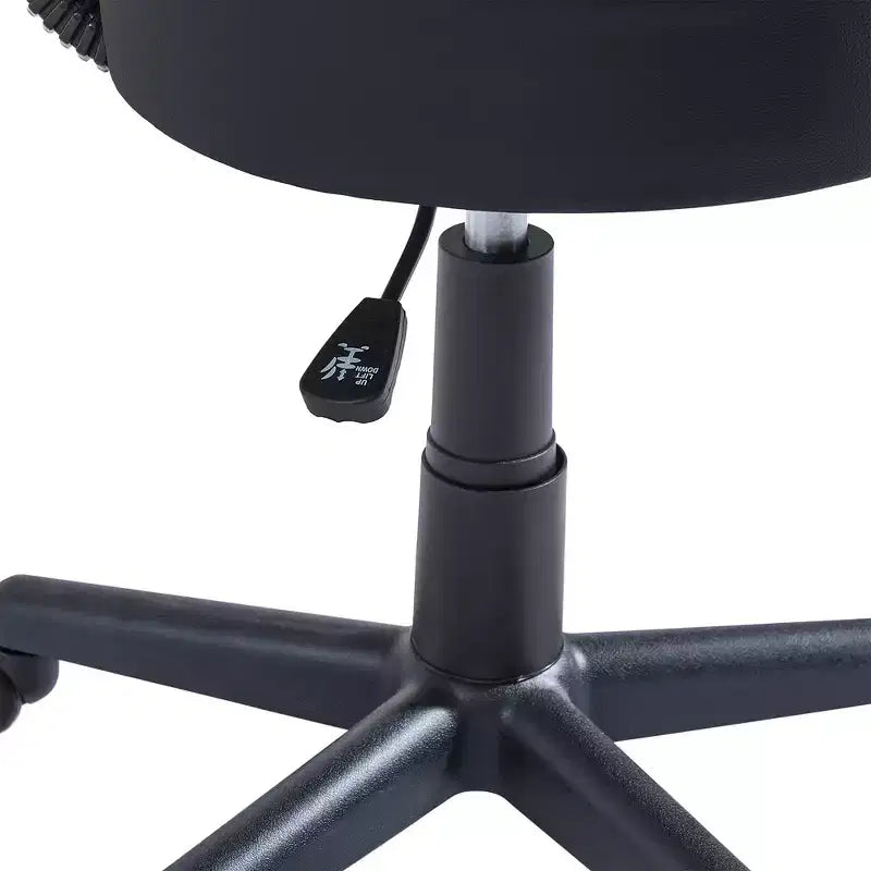 Tabouret roulant sans accoudoirs VECELO avec dossier pour garage, atelier, établi, salon