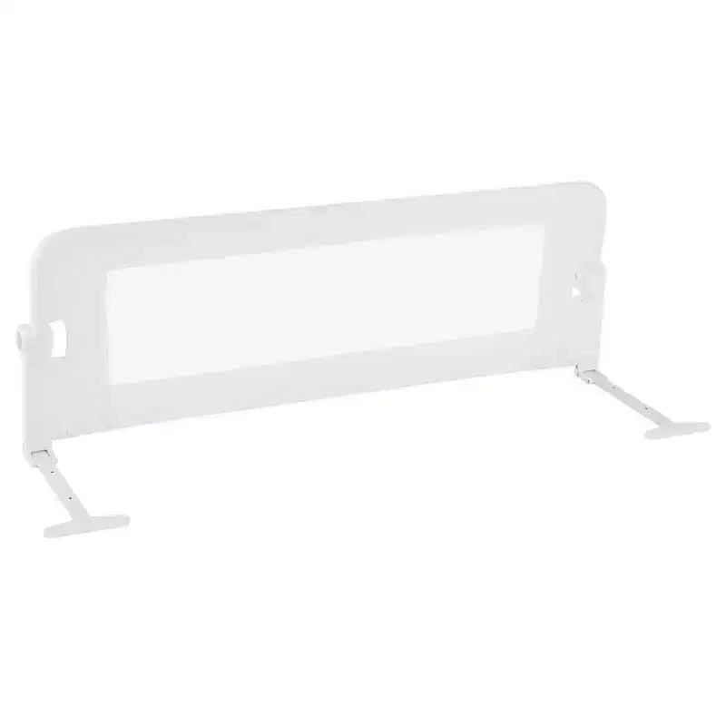Costway 1/2 PCS Barrière de lit pliable 42" pour tout-petit avec sangle de sécurité réglable Barrière de lit blanche