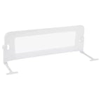 Costway 1/2 PCS Barrière de lit pliable 42" pour tout-petit avec sangle de sécurité réglable Barrière de lit blanche