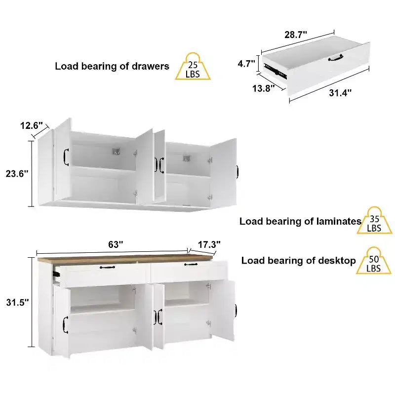 Armoire de rangement de cuisine séparée Famapy