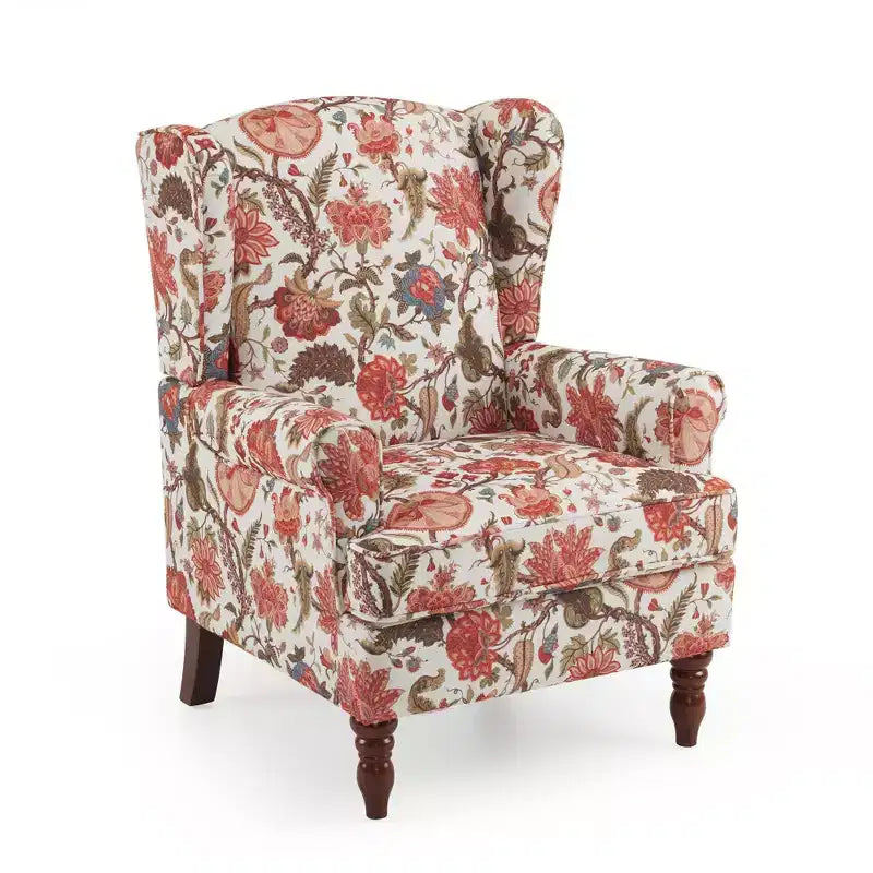 Fauteuil d'appoint en tissu Erommy, fauteuil moderne rembourré avec pieds massifs, fauteuil simple de loisir pour salon, chambre, lecture et studio
