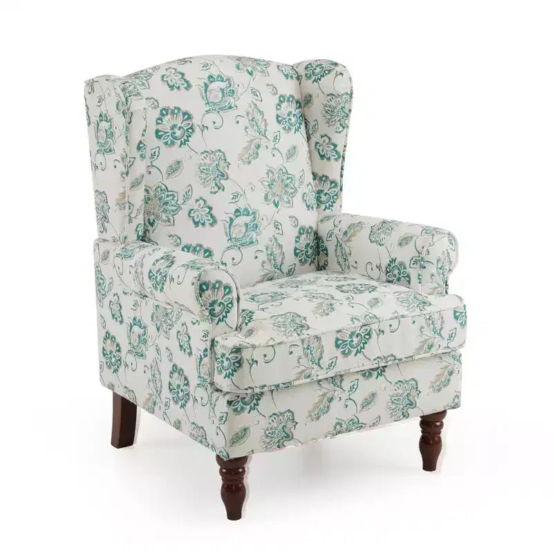 Fauteuil d'appoint en tissu Erommy, fauteuil moderne rembourré avec pieds massifs, fauteuil simple de loisir pour salon, chambre, lecture et studio