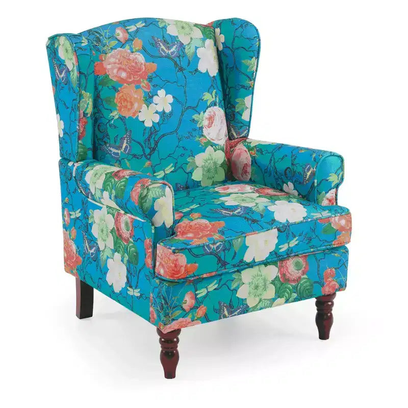Fauteuil d'appoint en tissu Erommy, fauteuil moderne rembourré avec pieds massifs, fauteuil simple de loisir pour salon, chambre, lecture et studio