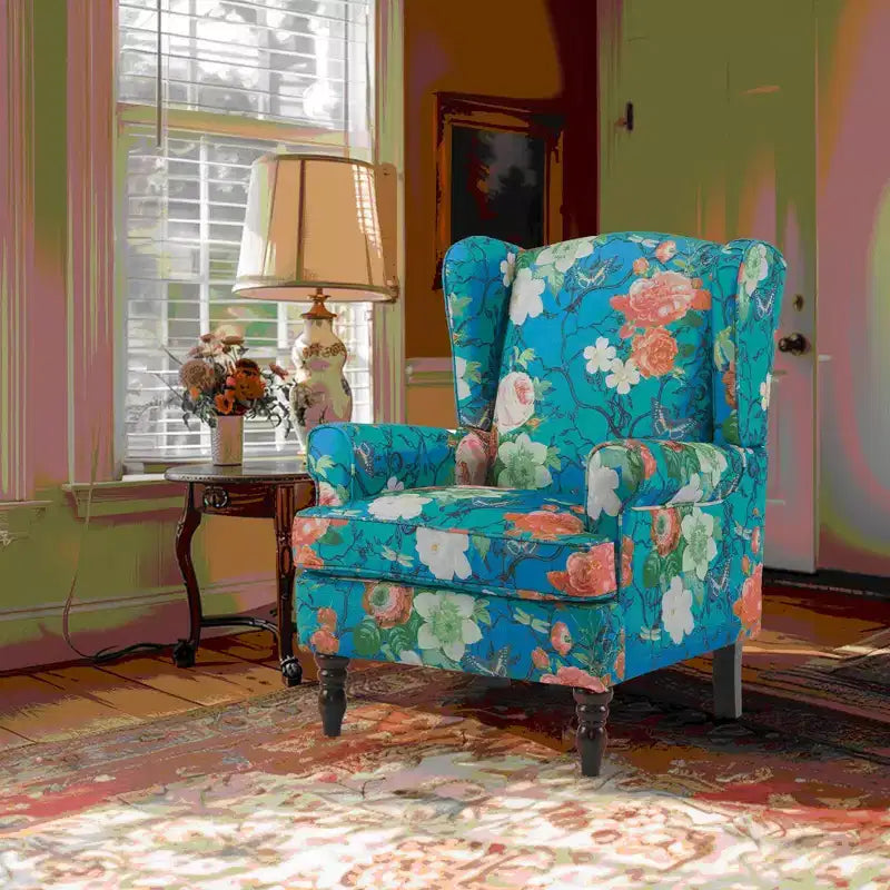 Fauteuil d'appoint en tissu Erommy, fauteuil moderne rembourré avec pieds massifs, fauteuil simple de loisir pour salon, chambre, lecture et studio