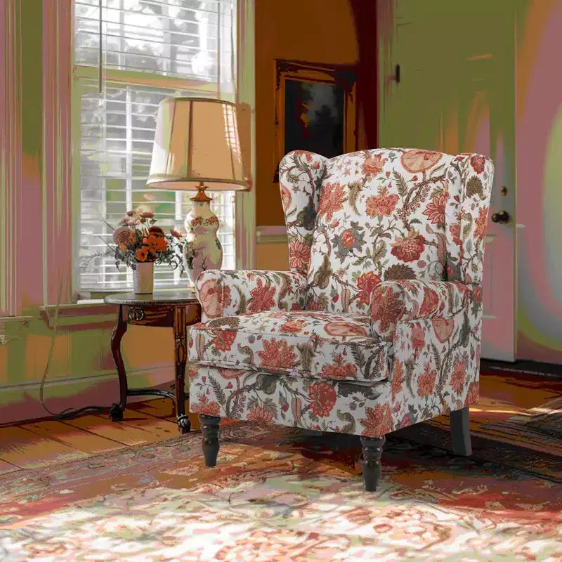 Fauteuil d'appoint en tissu Erommy, fauteuil moderne rembourré avec pieds massifs, fauteuil simple de loisir pour salon, chambre, lecture et studio