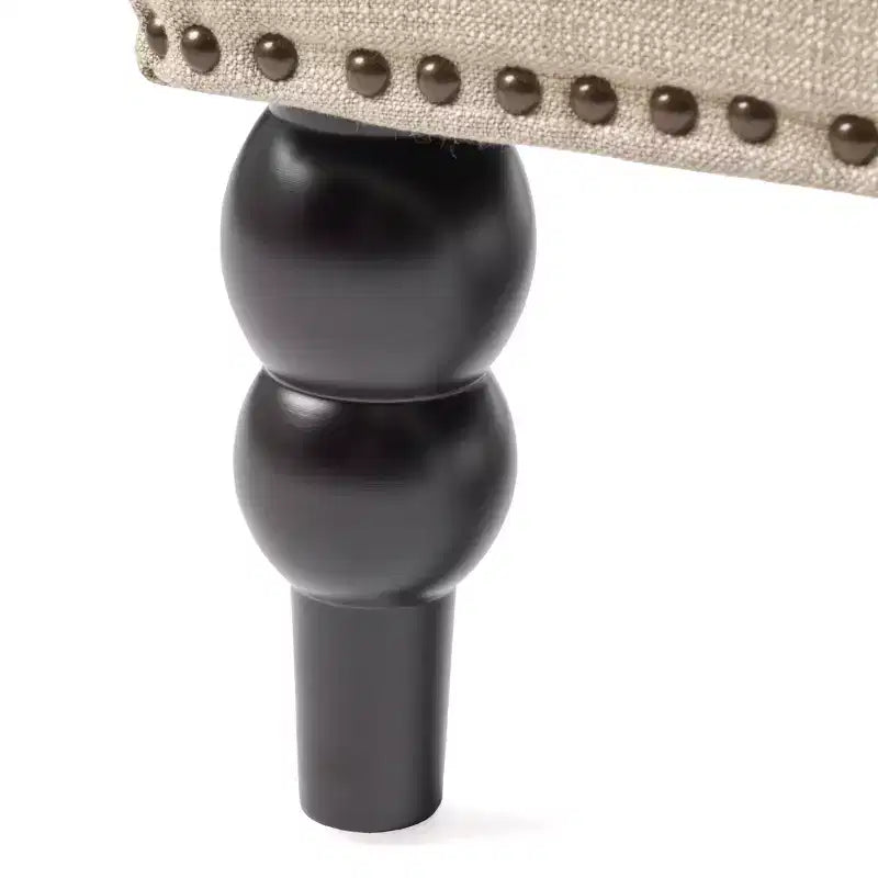 Fauteuil d'appoint rembourré 28W, fauteuil club avec dossier touffeté 4B - ModernLuxe