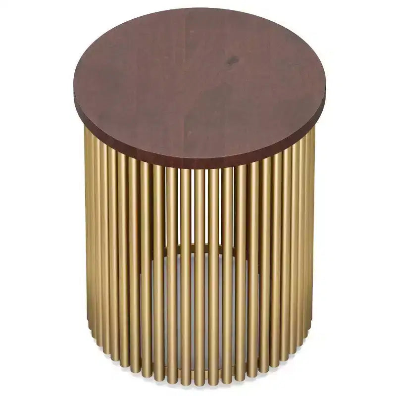 Table d'appoint Karl avec accents métalliques - WyndenHall