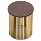Table d'appoint Karl avec accents métalliques - WyndenHall
