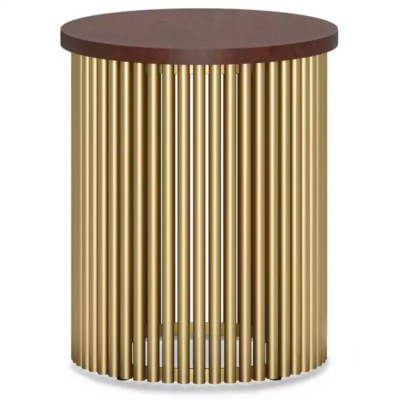Table d'appoint Karl avec accents métalliques - WyndenHall