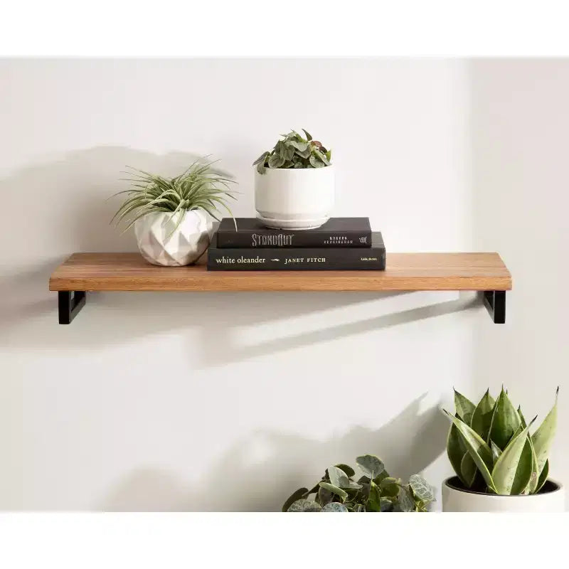 Étagère en bois Lankford 24 x 3 - Kate & Laurel All Things Decor