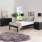 Commode et table de chevet Powell Pensy Twin Platform Bed