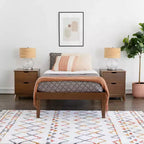 Commode et table de chevet Powell Pensy Twin Platform Bed