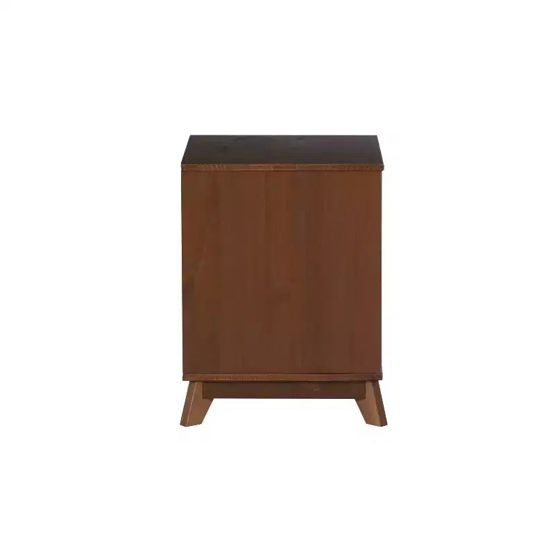 Lit plateforme jumeau et table de chevet Powell Pensy
