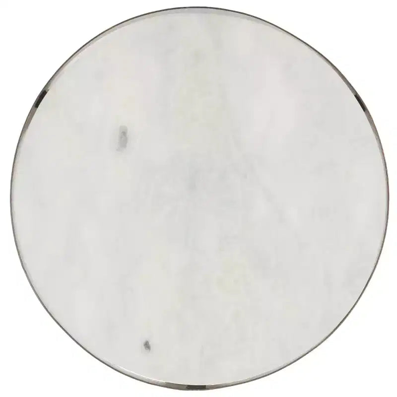 Table d'appoint ronde Triss - ACC4617A - Marbre blanc/Laiton antique - Safavieh