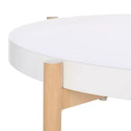 Table d'appoint Solara - ACC5801A - Blanc/Naturel - Safavieh