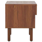 Table de chevet Silvanna - NST9601A - Noyer/Naturel - Safavieh