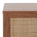 Table de chevet Silvanna - NST9601A - Noyer/Naturel - Safavieh