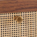 Table de chevet Silvanna - NST9601A - Noyer/Naturel - Safavieh