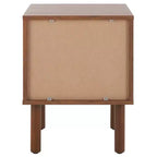 Table de chevet Silvanna - NST9601A - Noyer/Naturel - Safavieh