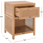 Table de chevet 1 tiroir Miya - NST5012 - Safavieh