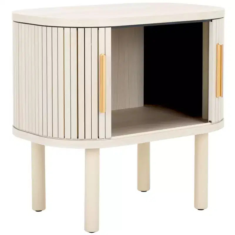 Table de chevet Tealla 2 portes tambour - NST9610 - Safavieh