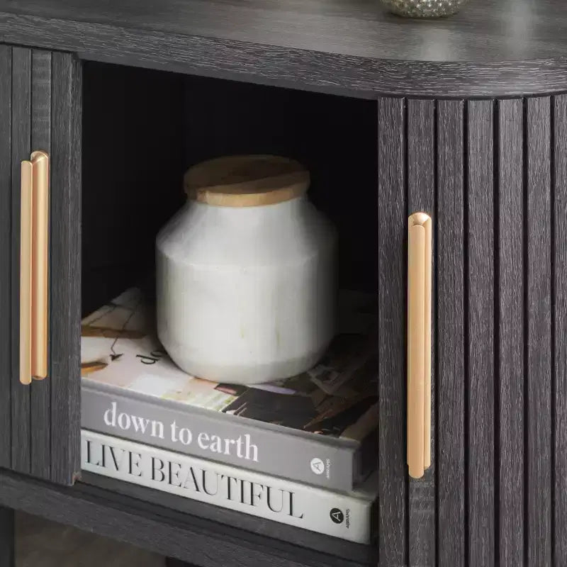 Table de chevet Tealla 2 portes tambour - NST9610 - Safavieh