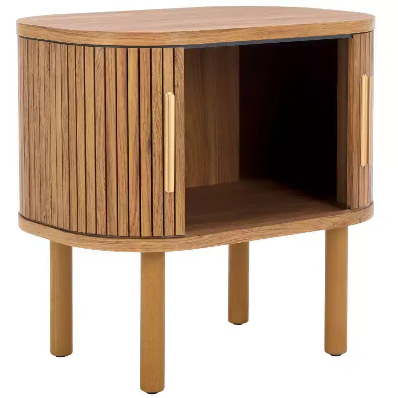 Table de chevet Tealla 2 portes tambour - NST9610 - Safavieh