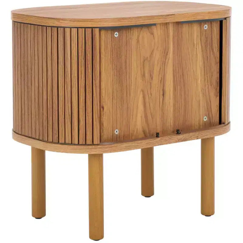 Table de chevet Tealla 2 portes tambour - NST9610 - Safavieh