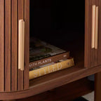 Table de chevet Tealla 2 portes tambour - NST9610 - Safavieh