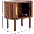 Table de chevet Tealla 2 portes tambour - NST9610 - Safavieh