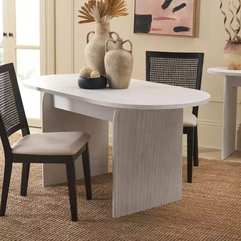 Table de salle à manger Syura cannelée - DTB2101 - Safavieh