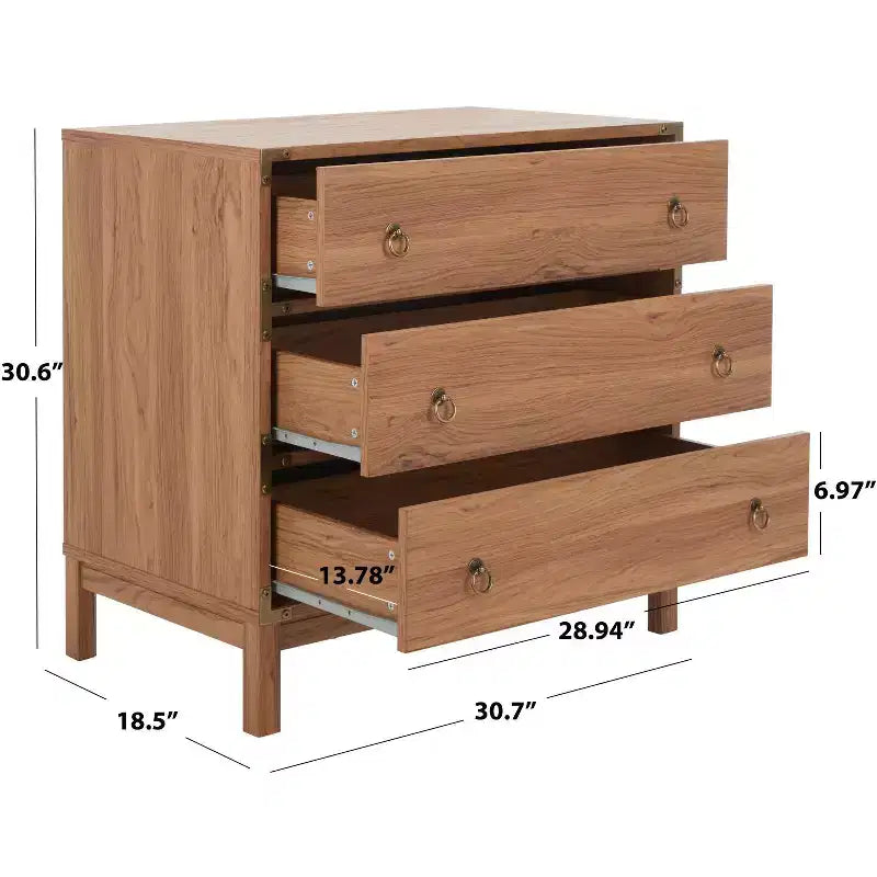Commode 3 tiroirs Galio - CHS9600 - Safavieh