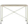 Callie Rolling Desk - DSK2204 - Rustic Brown/Cream - Safavieh