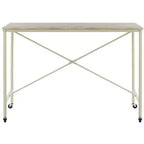 Bureau roulant Callie - DSK2204 - Marron rustique/Crème - Safavieh