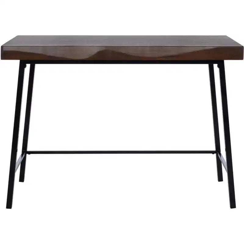 Bernhart Desk - DSK5004 - Walnut/Black - Safavieh