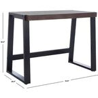 Bureau Dennings - DSK5006 - Noyer/Noir - Safavieh