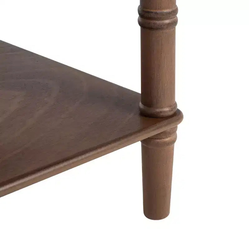 Bureau Safavieh Henric 1 tiroir, 2 étagères - DSK5712 - Marron