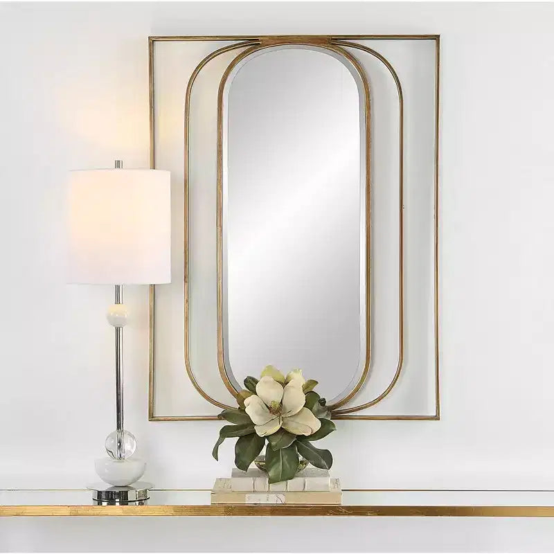 Miroir ovale contemporain Uttermost Replicate