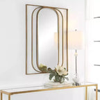 Miroir ovale contemporain Uttermost Replicate