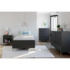 Table de chevet noire