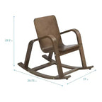 Chaise berçante en bois courbé ECR4Kids