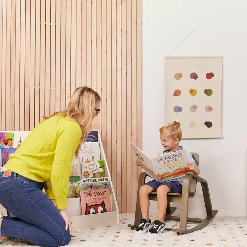 Chaise berçante en bois courbé ECR4Kids